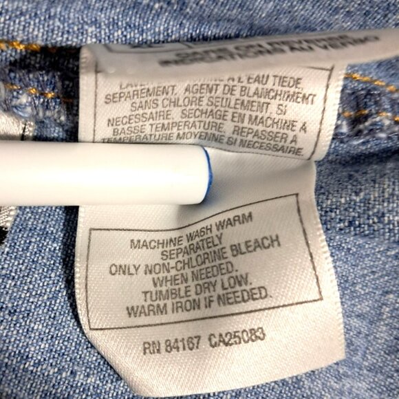 90s Disney Store XL Denim Button Front Jumper Dress READ With Tigger & Eeyore Em - Picture 12 of 14